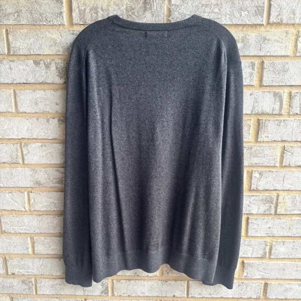 Banana Republic Luxury Silk Blend V-Neck Long Sleeve Sweater Men's Size XL